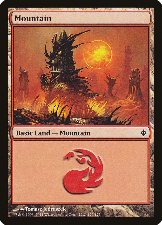 Mountain (172) (172) (New Phyrexia)