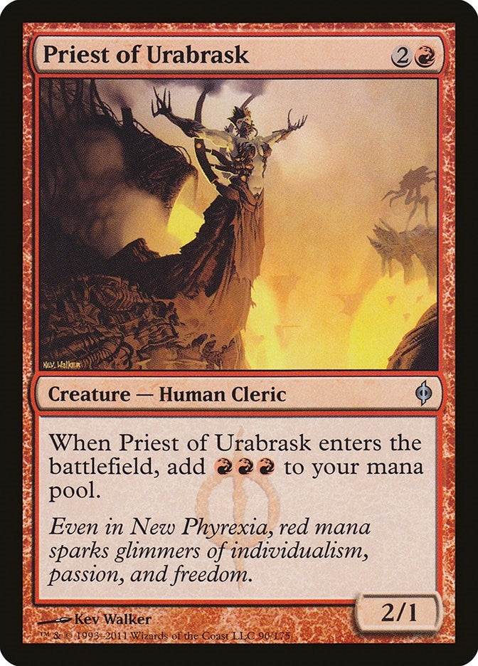 Priest of Urabrask (90) (New Phyrexia)