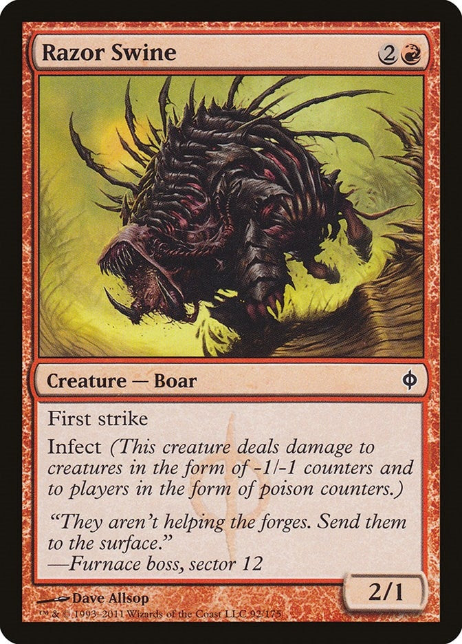 Razor Swine (92) (New Phyrexia)