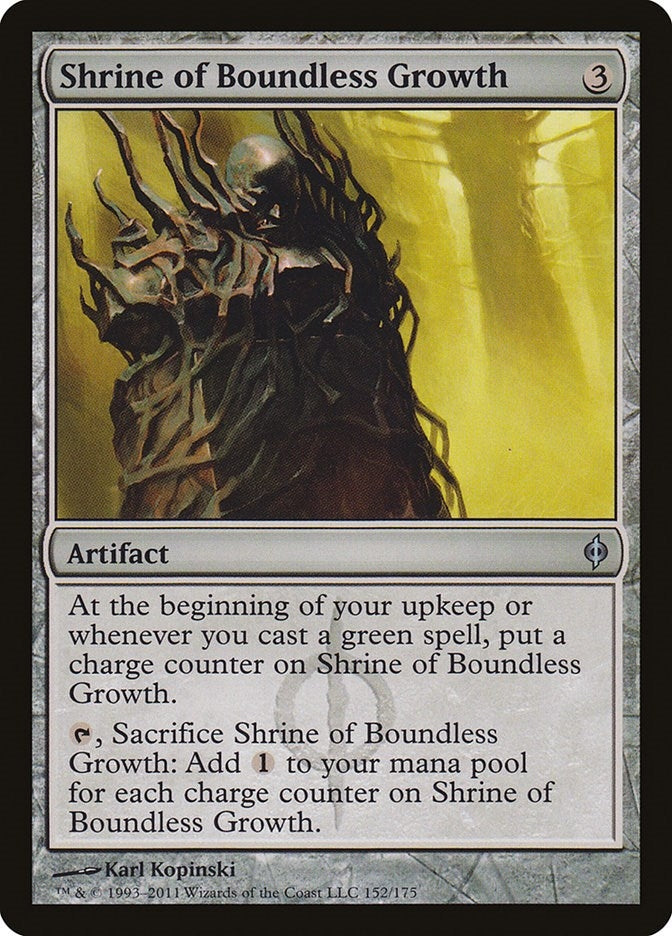 Shrine of Boundless Growth (152) (New Phyrexia)