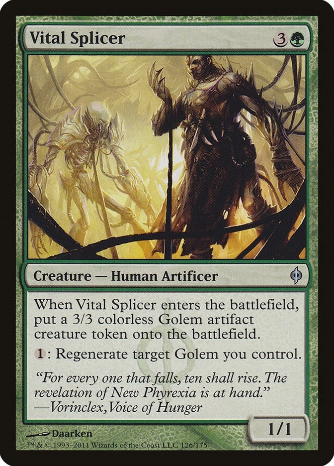 Vital Splicer (126) (New Phyrexia)