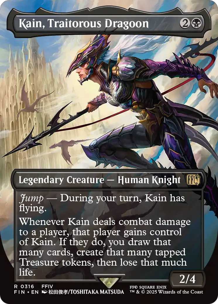 Kain, Traitorous Dragoon (Borderless) (316) (FIN)