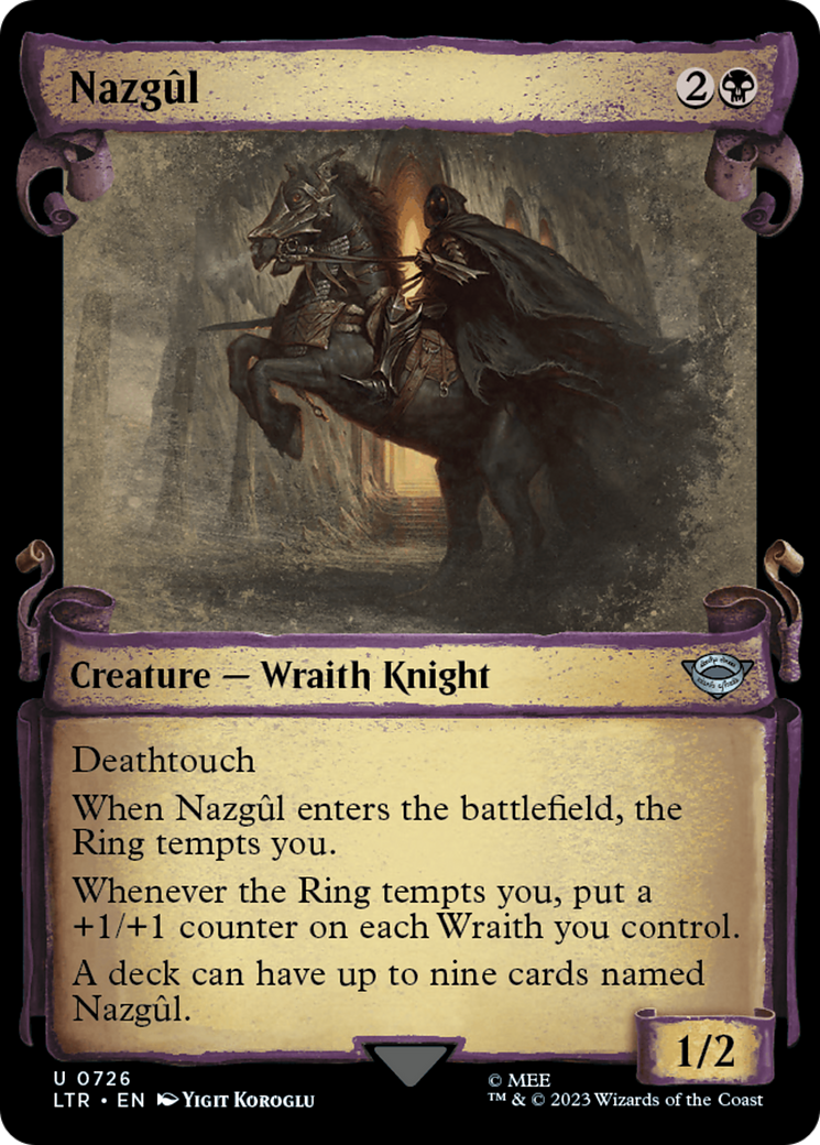 Nazgul (0726) (Showcase Scrolls) (726) (LTR)