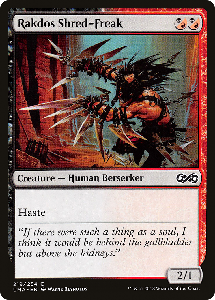 Rakdos Shred-Freak (219) (UMA)
