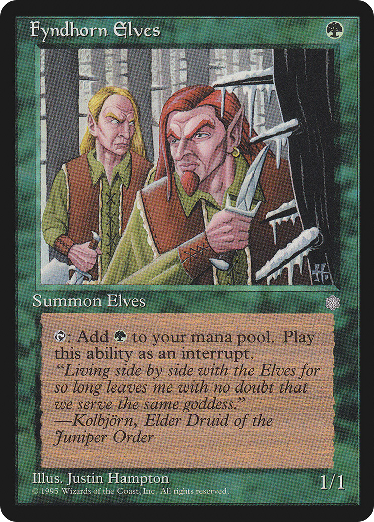 Fyndhorn Elves (132) (ICE)