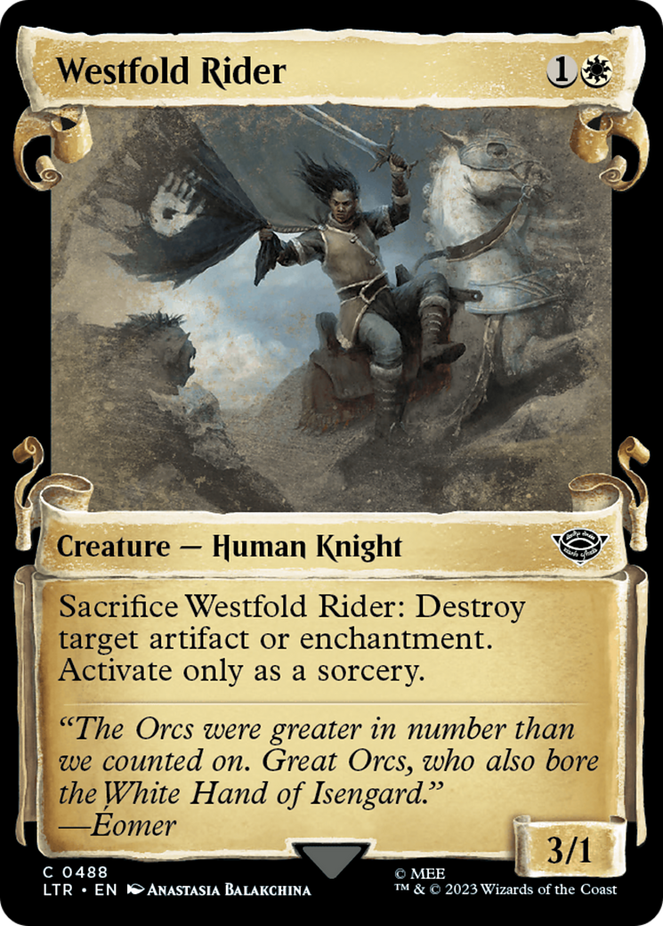 Westfold Rider (Showcase Scrolls) (488) (LTR)