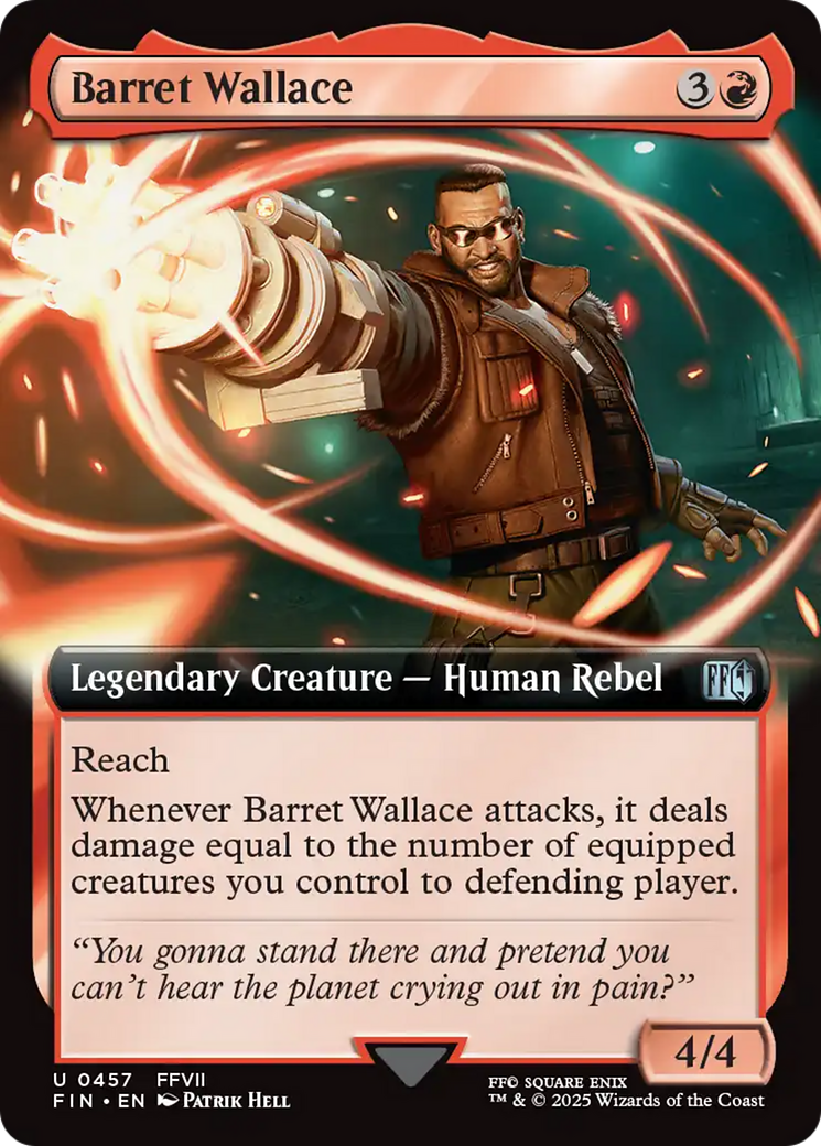Barret Wallace (Extended Art) (457) (FIN)