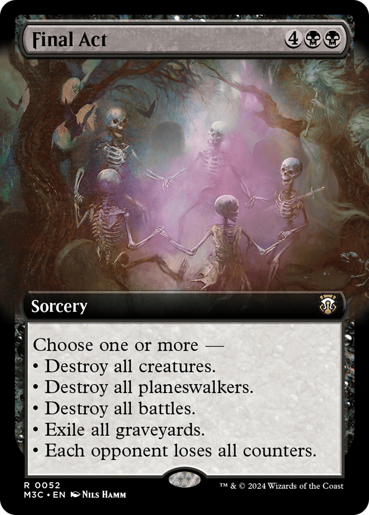Final Act (Extended Art) (M3C-052) - Modern Horizons 3 Commander: (Extended Art) Foil