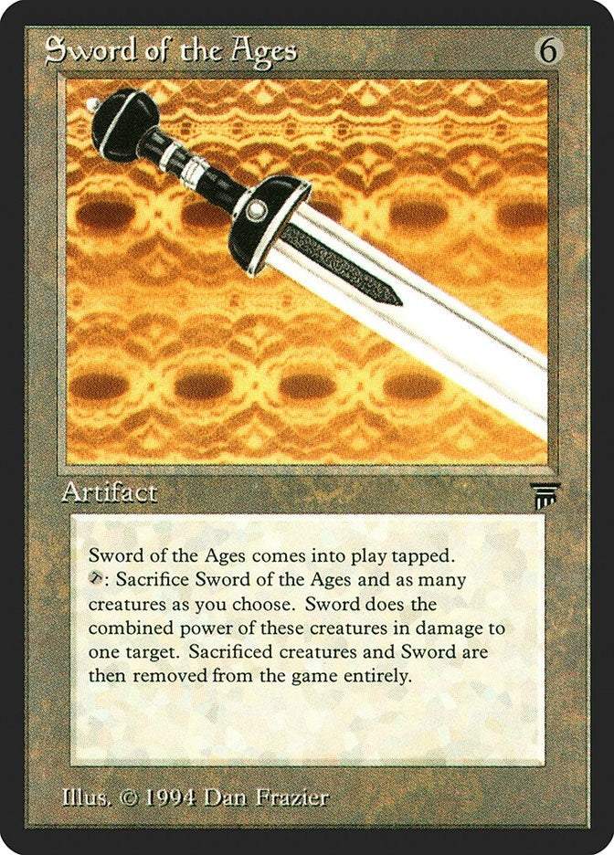 Image for Sword of the Ages (Legends) - Magic: The Gathering