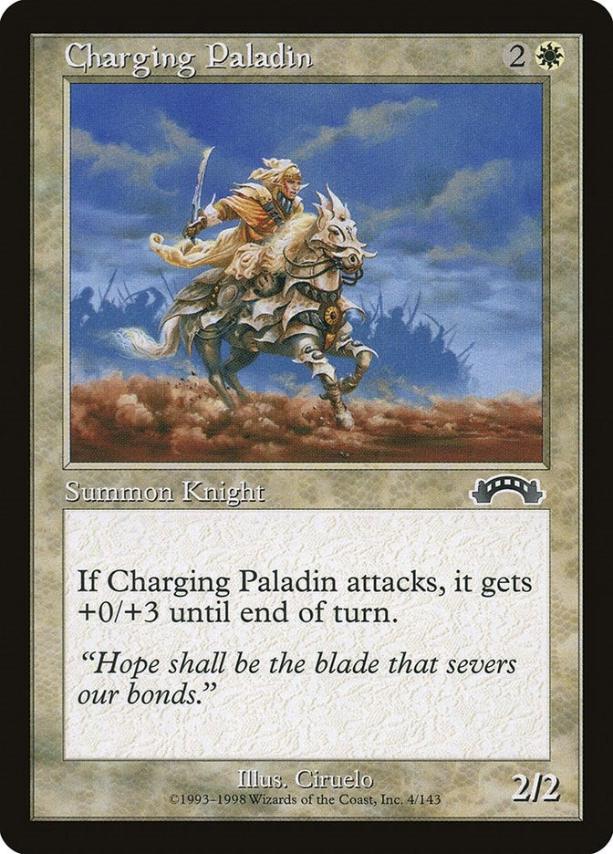 Image for Charging Paladin (4) (Exodus) (EXO) - Magic: The Gathering