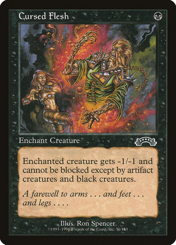 Image for Cursed Flesh (56) (Exodus) (EXO) - Magic: The Gathering