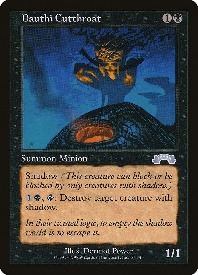 Image for Dauthi Cutthroat (57) (Exodus) (EXO) - Magic: The Gathering