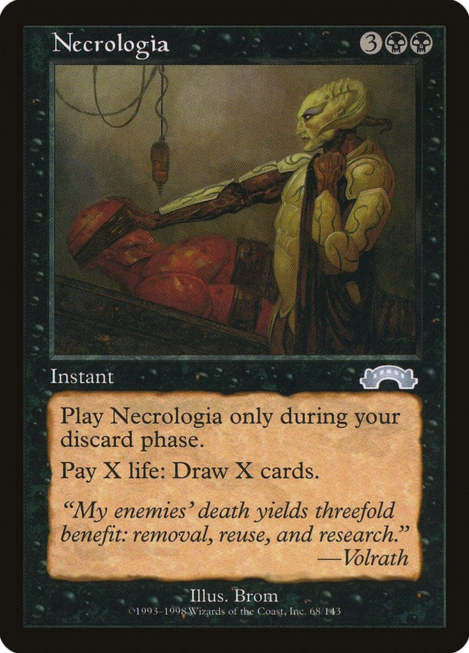 Image for Necrologia (68) (Exodus) (EXO) - Magic: The Gathering