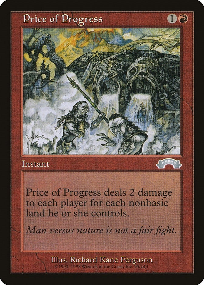 Image for Price of Progress (95) (Exodus) (EXO) - Magic: The Gathering