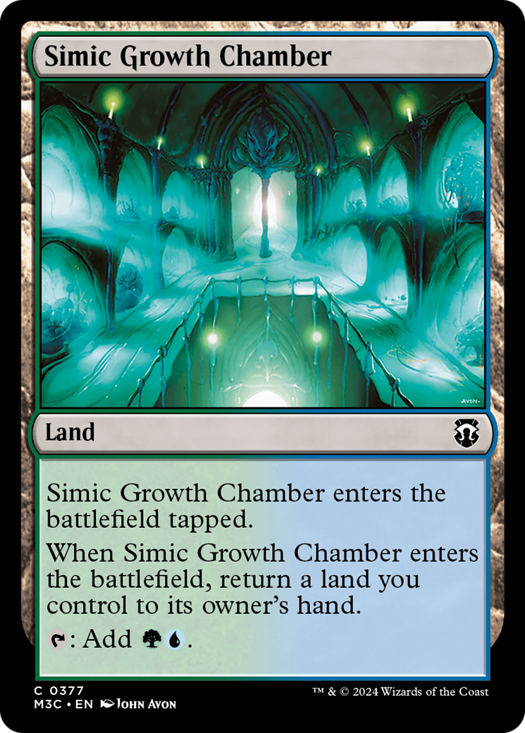 Simic Growth Chamber (M3C-377) - Modern Horizons 3 Commander Ripple Foil