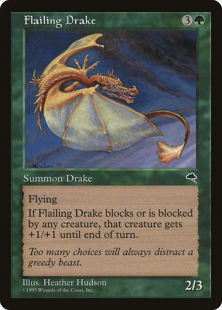 Flailing Drake (227) (TMP)