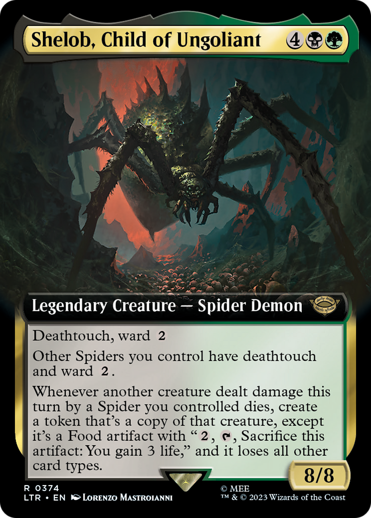 Shelob, Child of Ungoliant (Extended Art) (374) (LTR)