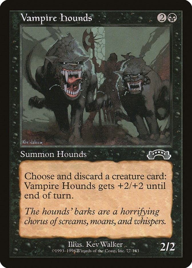 Image for Vampire Hounds (77) (Exodus) (EXO) - Magic: The Gathering