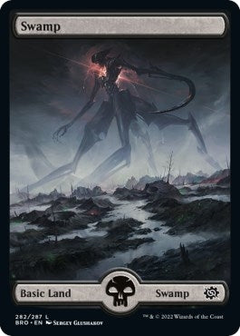 Image for Swamp (282) - Full Art (282) (The Brothers' War) - Magic: The Gathering