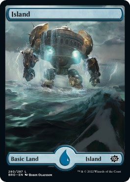 Image for Island (280) - Full Art (280) (The Brothers' War) - Magic: The Gathering