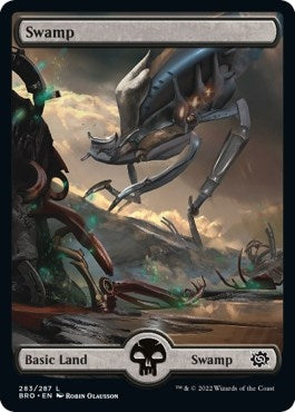 Image for Swamp (283) - Full Art (283) (The Brothers' War) - Magic: The Gathering