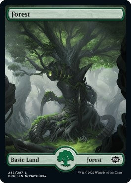 Image for Forest (287) - Full Art (287) (The Brothers' War) - Magic: The Gathering