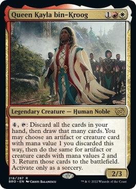 Image for Queen Kayla bin-Kroog (218) (The Brothers' War) - Magic: The Gathering