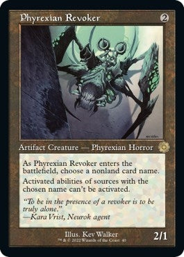 Image for Phyrexian Revoker (40) (The Brothers' War: Retro Frame Artifacts) - Magic: The Gathering