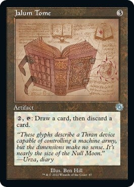 Jalum Tome (Schematic) (87) (The Brothers' War: Retro Frame Artifacts)
