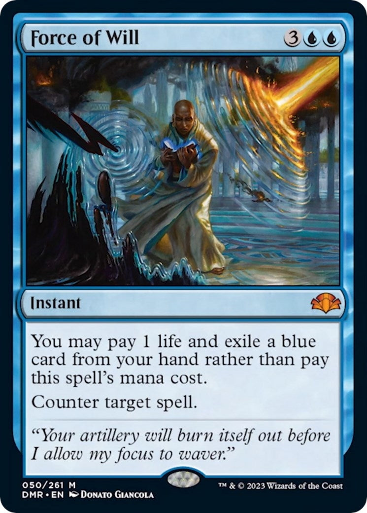 Image for Force of Will (50) (Dominaria Remastered) - Magic: The Gathering