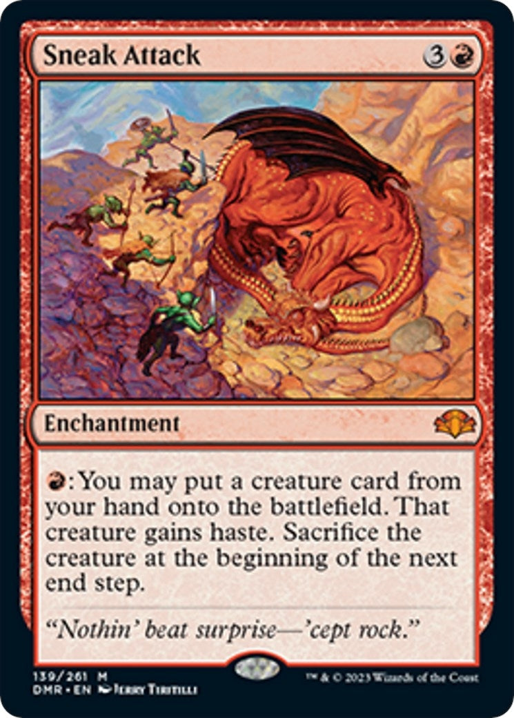 Image for Sneak Attack (139) (Dominaria Remastered) - Magic: The Gathering