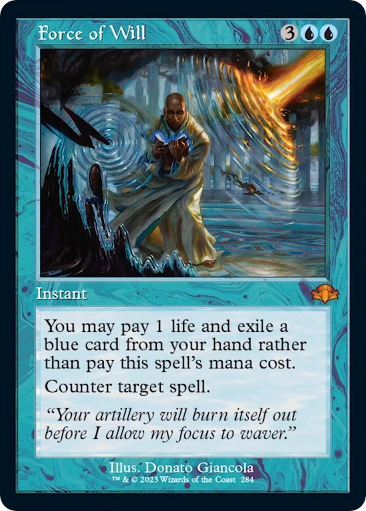 Image for Force of Will (Retro Frame) (284) (Dominaria Remastered) - Magic: The Gathering