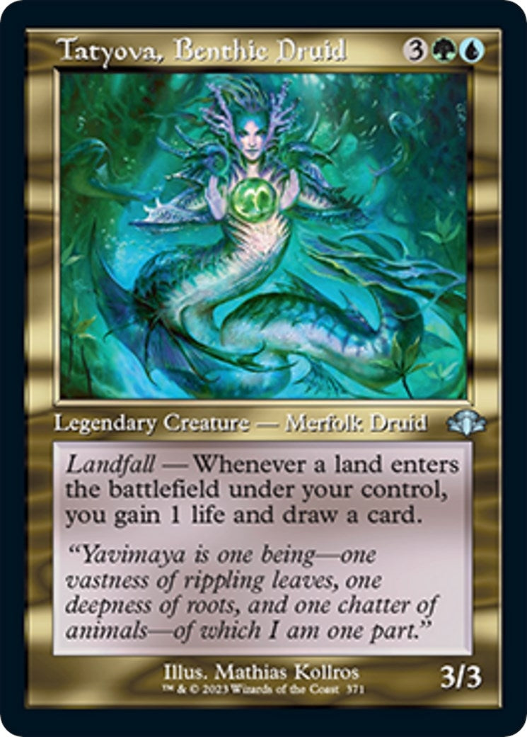 Image for Tatyova, Benthic Druid (Retro Frame) (371) (Dominaria Remastered) - Magic: The Gathering