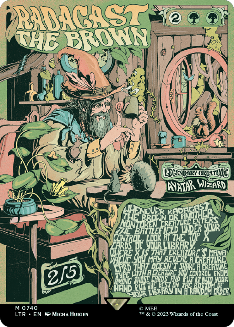 Radagast the Brown (Borderless Poster) (740) (LTR)