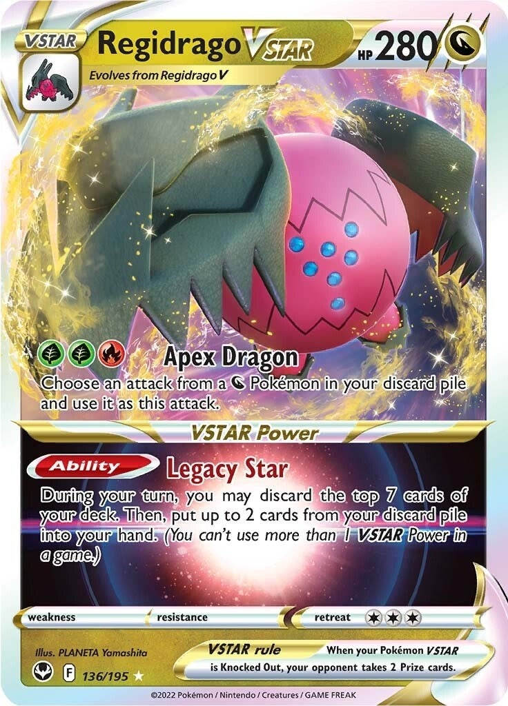 Image for Regidrago VSTAR (136/195) (SWSH12: Silver Tempest) - Pokemon