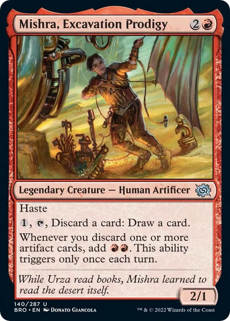 Mishra, Excavation Prodigy (140) (The Brothers' War)