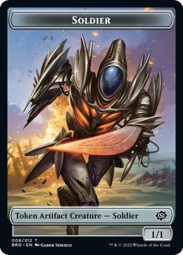 Image for Soldier Token (008) (8) (The Brothers' War) - Magic: The Gathering