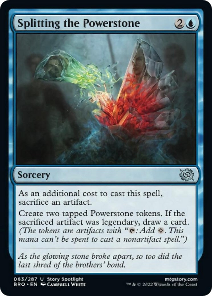 Image for Splitting the Powerstone (63) (The Brothers' War) - Magic: The Gathering