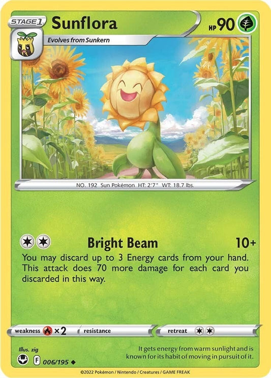 Image for Sunflora (006/195) (SWSH12: Silver Tempest) - Pokemon