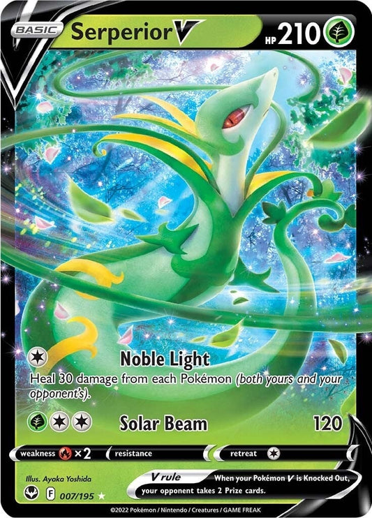 Serperior V (007/195) (SWSH12: Silver Tempest)