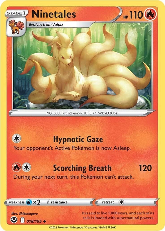 Ninetales (018/195) (SWSH12: Silver Tempest)