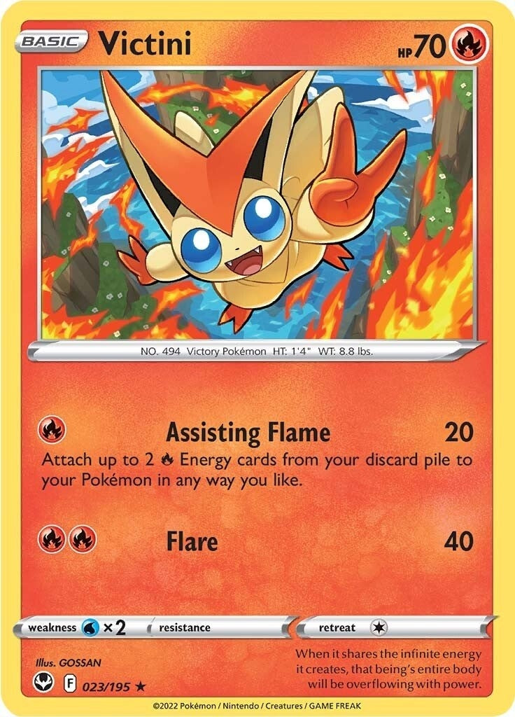 Image for Victini (023/195) (SWSH12: Silver Tempest) - Pokemon
