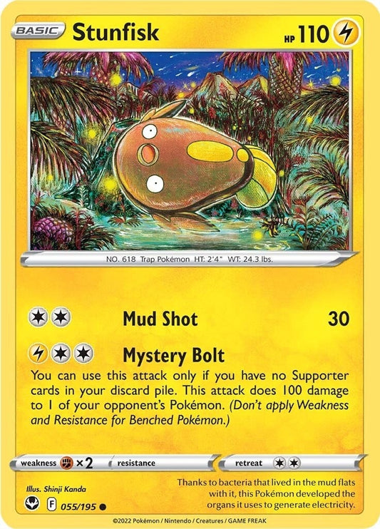 Stunfisk (055/195) (SWSH12: Silver Tempest)
