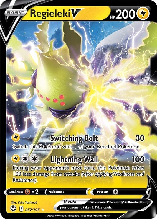 Regieleki V (057/195) (SWSH12: Silver Tempest)