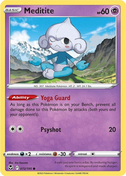 Meditite (072/195) (SWSH12: Silver Tempest)