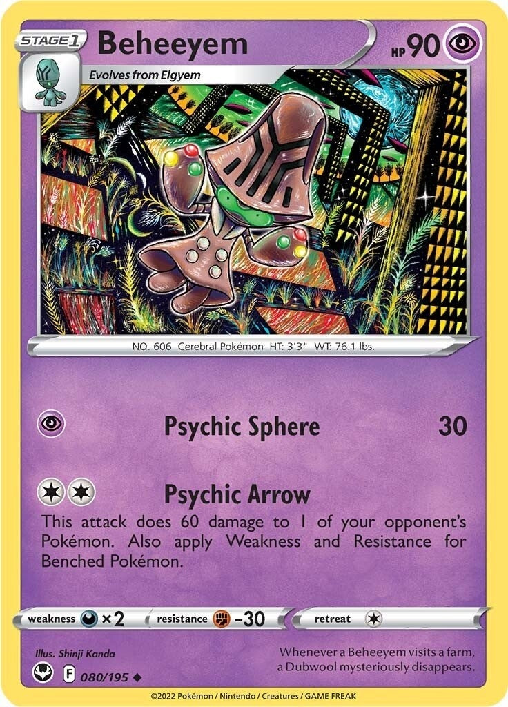 Beheeyem (080/195) (SWSH12: Silver Tempest)