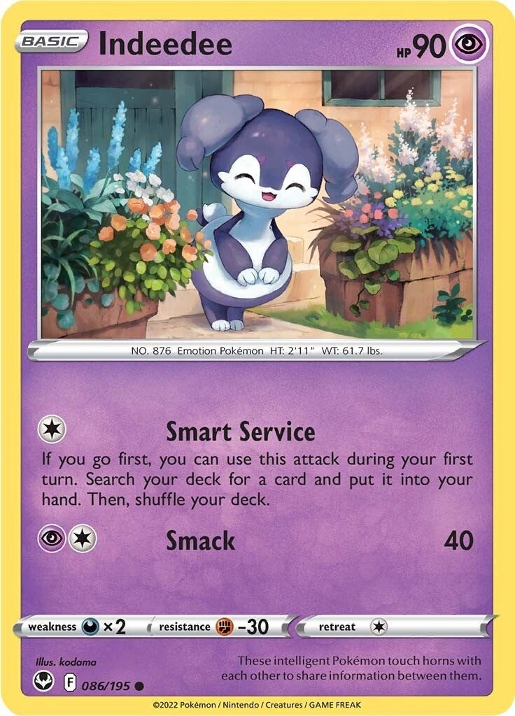 Indeedee (086/195) (SWSH12: Silver Tempest)