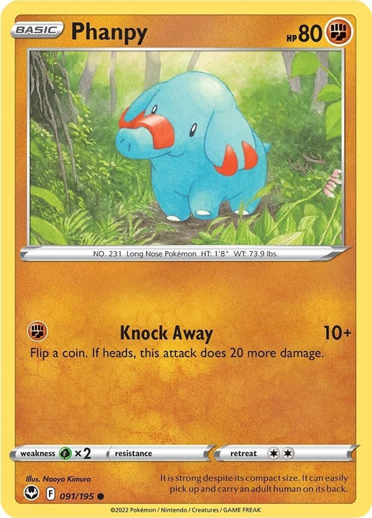 Phanpy (091/195) (SWSH12: Silver Tempest)