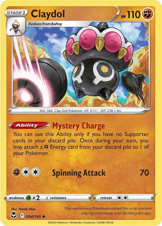 Claydol (094/195) (SWSH12: Silver Tempest)