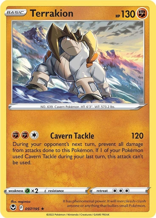 Terrakion (097/195) (SWSH12: Silver Tempest)